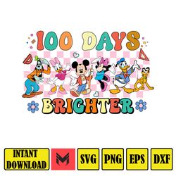 Big 100 Days Of School Svg, Mouse and Friend, 100th Day of School Svg, Back To School, Toy 100 Days Pop, Woody Svg (11)