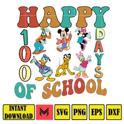 Big 100 Days Of School Svg, Mouse and Friend, 100th Day of School Svg, Back To School, Toy 100 Days Pop, Woody Svg (20)