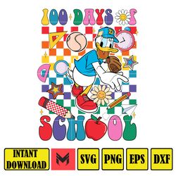 Big 100 Days Of School Svg, Mouse and Friend, 100th Day of School Svg, Back To School, Toy 100 Days Pop, Woody Svg (44)