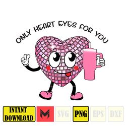 Retro Valentines Heart Stanley Png, Boujee Valentine Png, Stanley 40oz Tumbler Valentine Inspired Png (5)