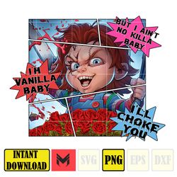 I'm Vanilla Baby Valentine Png, Comic Horror Valentine Png, Pink Killer Valentine Movie Png, Horror Story Png (5)