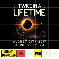Twice In A Lifetime August Png, 21Th 2017 Png, April 8Th 2024 Png, Arkansas City Solar Eclipse Png, Total Solar Eclipse