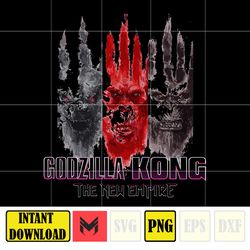 Godzilla X Kong The New Empire 2024 Png, Godzilla Png, Godzilla Kong Png, Godzilla Movie 2024 Png, Instant Download