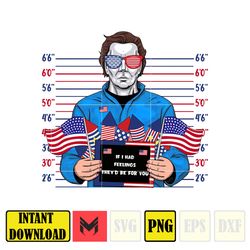 America Michael Myers Png, 4th Of July Png, If I Had Feelings They'd Be for You Png, Horror Movie Png