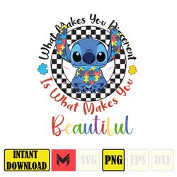 What Makes You Different Is What Makes You Beautiful Png, Cartoon Autism Png, Autism Awareness, Autism Quote Png