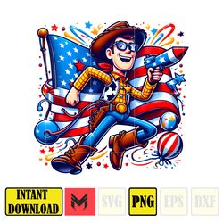 Toy Story 4Th Of July Png,Funny Cartoon Fourth Of July Png, Cartoon Independence Day Png, 4th Of July Png