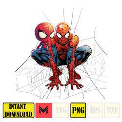 Spider Man Dad Png, Superhero Dad Png, Family Vacation Png, Dad And Son Png, Retro Dad Png