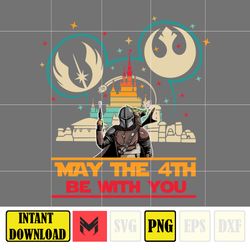 May The 4th Be With You Png, May The Fourth Be With You Png Cartoon 4th Be With You Png, Sublimation Design