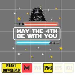 May The 4th Be With You Png, May The Fourth Be With You Png, Cartoon 4th Be With You Png, Sublimation Design (3)