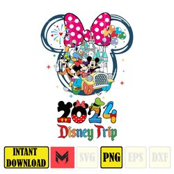 Minnie 2024 Disney Trip Png, Family Trip 2024 Png, Vacay Mode Png, Magical Kingdom 2024 Png, Family Vacation Png