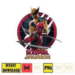 Ryan Reynolds Hugh Jackman Deadpool & Wolverine Png, Ryan Reynolds Hugh Jackman Png, Superhero X-Men Png