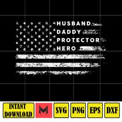 Husband Daddy Protector Hero Svg, Best Dad Svg, Fathers Day Svg, Wife to Husband Gift, Fathers Day Gift