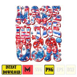 Made In The Usa Png, Coquette 4th Of July Png, 4th Of July Png, American Flag Png, Fourth Of July Png, Coquette Png