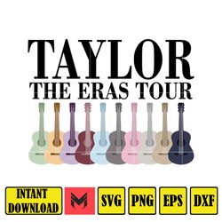 Taylor The Eras Tour Guitar Svg, Taylor Swift The Eras Tour 2023 Png, Taylor Swift Png, TS Swiftie Concert Png