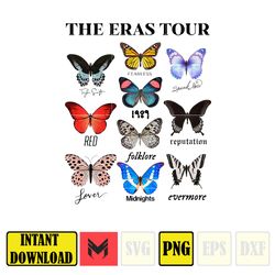 The Eras Tour Butterfly Png, Swiftie Png, Flower Taylor Png, Taylor Fan png ,Taylors Version, Eras Tour Merch Png