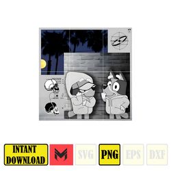 Suicide Boys Png, Now The Moon's Rising Album Png, Bluey Family Matching Png, Bluey Png, Bluey Friends Png