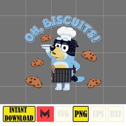 Oh Biscuits Png, Cartoon Bluey Family Png, Bluey Family Png, Bluey Bingo Dad Png, Bluey Mom Png, Bluey Dad Png