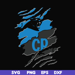 Carolina Panthers svg, png, dxf, eps digital file HLW0260