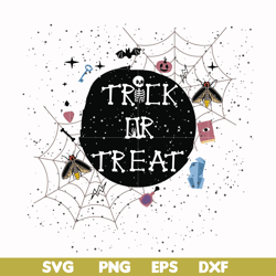 Trick or treat svg, png, dxf, eps digital file HLW17072017