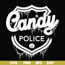 Candy police svg, halloween svg, png, dxf, eps digital file HLW17072018