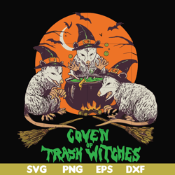 Coven of trash witches svg, halloween svg, png, dxf, eps digital file HLW2007207