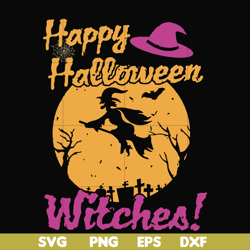 Happy halloween witches svg, png, dxf, eps digital file HLW2107210