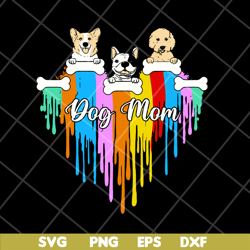 Dog mom heart svg, Mother's day svg, eps, png, dxf digital file MTD08042102