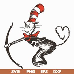 The cat in the hat by dr seuss svg, dr svg, png, dxf, eps file DR05012119