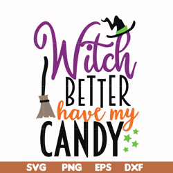 Witch better have my candy svg, halloween svg, png, dxf, eps digital file HLW2407206