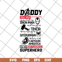daddy hero svg, png, dxf, eps digital file FTD15052119