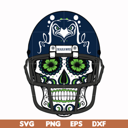 Seattle Seahawks skull svg, seahawks skull svg, Nfl svg, png, dxf, eps digital file NFL16102015L