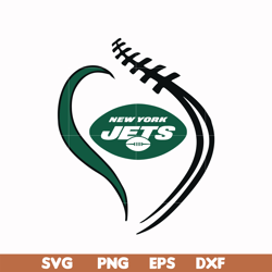 New York Jets heart svg, Jets heart svg, Nfl svg, png, dxf, eps digital file NFL2410205L