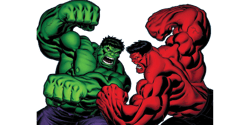 Hulk Red Green PNG Transparent Background File Digital Download