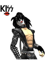 Kiss Ace Frehley k55 PNG Transparent Background File Digital Download