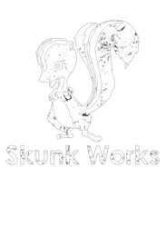 Lockheed Martin Skunk Works PNG Transparent Background File Digital Download