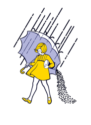 Umbrella Girl Morton Salt PNG Transparent Background File Digital Download