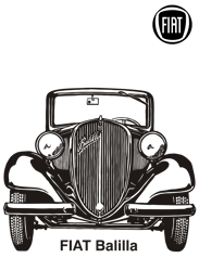 Fiat Balilla PNG Transparent Background File Digital Download