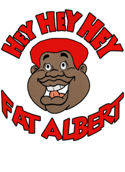 Fat Albert hey hey hey PNG Transparent Background File Digital Download