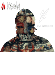 Kimi Raikkonen Iceman PNG Transparent Background File Digital Download