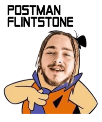 Post Malone Flintstone PNG Transparent Background File Digital Download