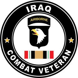 101st Airborne Iraq Combat Veteran Operation PNG Transparent Background File Digital Download