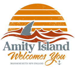 Amity Island Welcomes You Jaws PNG Transparent Background File Digital Download