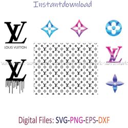 Louis Vuitton Bundle Svg, Brand Logo Svg, LV Logo Svg, GG Logo Svg, Chanel Logo Svg, Instantdownload, png for shirt