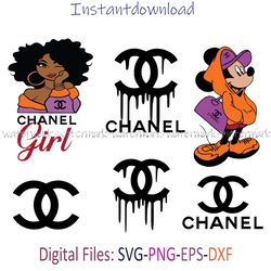 Chanel Logo Bundle Trending Svg, Brand Logo Svg, LV Logo Svg, GG Logo Svg, Chanel Logo Svg shirt, Instantdownload, png