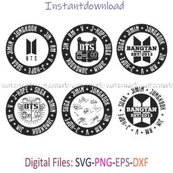 BTS Army SVG, BTS Army Logo bundle, BTS Army instantdownload, png, cricut file