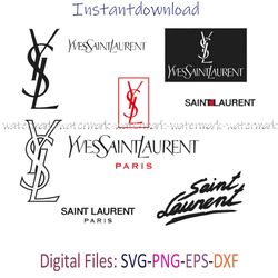 Yves Saint Laurent Logo SVG, Yves Saint Laurent PNG, YSL Logo Transparent, Instantdownload, Png for shirt