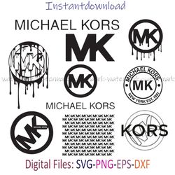 Michael Kors Logo SVG, Michael Kors PNG, MK Logo SVG, Michael Kors Transparent Logo, cricut file, png shirt, silhouette