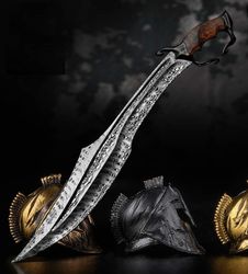 Exquisite Handcrafted Damascus Steel Sword Knife
