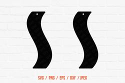 Earrings SVG, Leaf Pendant Svg, Earring Dxf, Jewellery Cut Files, Laser, Silhouette Designs, Leaves Earring