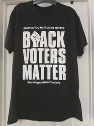Black Voters Matter Graphic Print T-Shirt Large